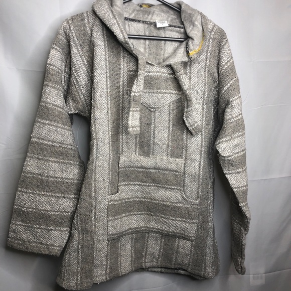 Shirts | Funny Guy Mugs Baja Hoodie Jerga Poncho Small | Poshmark